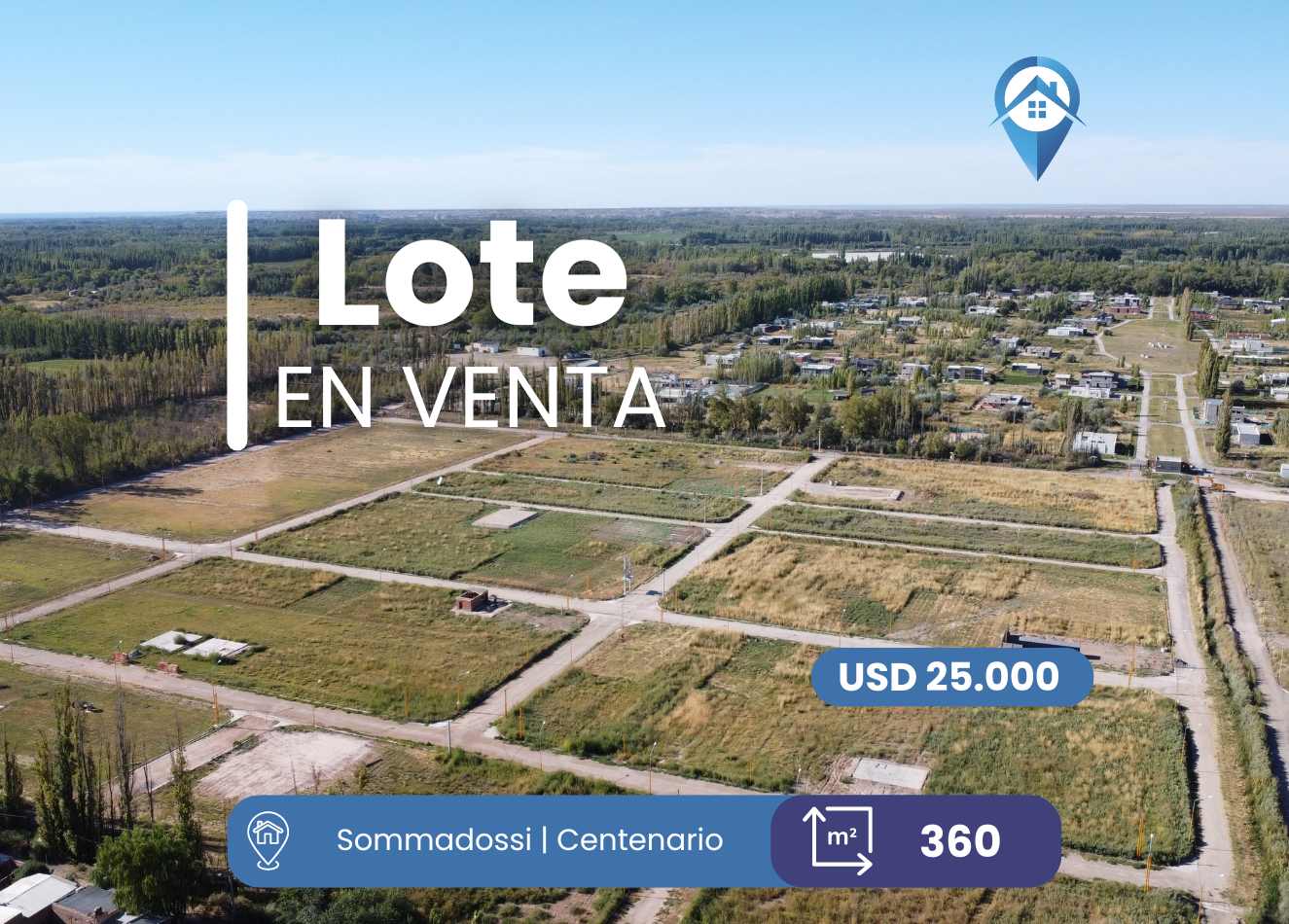 ¡Venta de Lotes en Urbanizacion Loteo Sommadossi!
