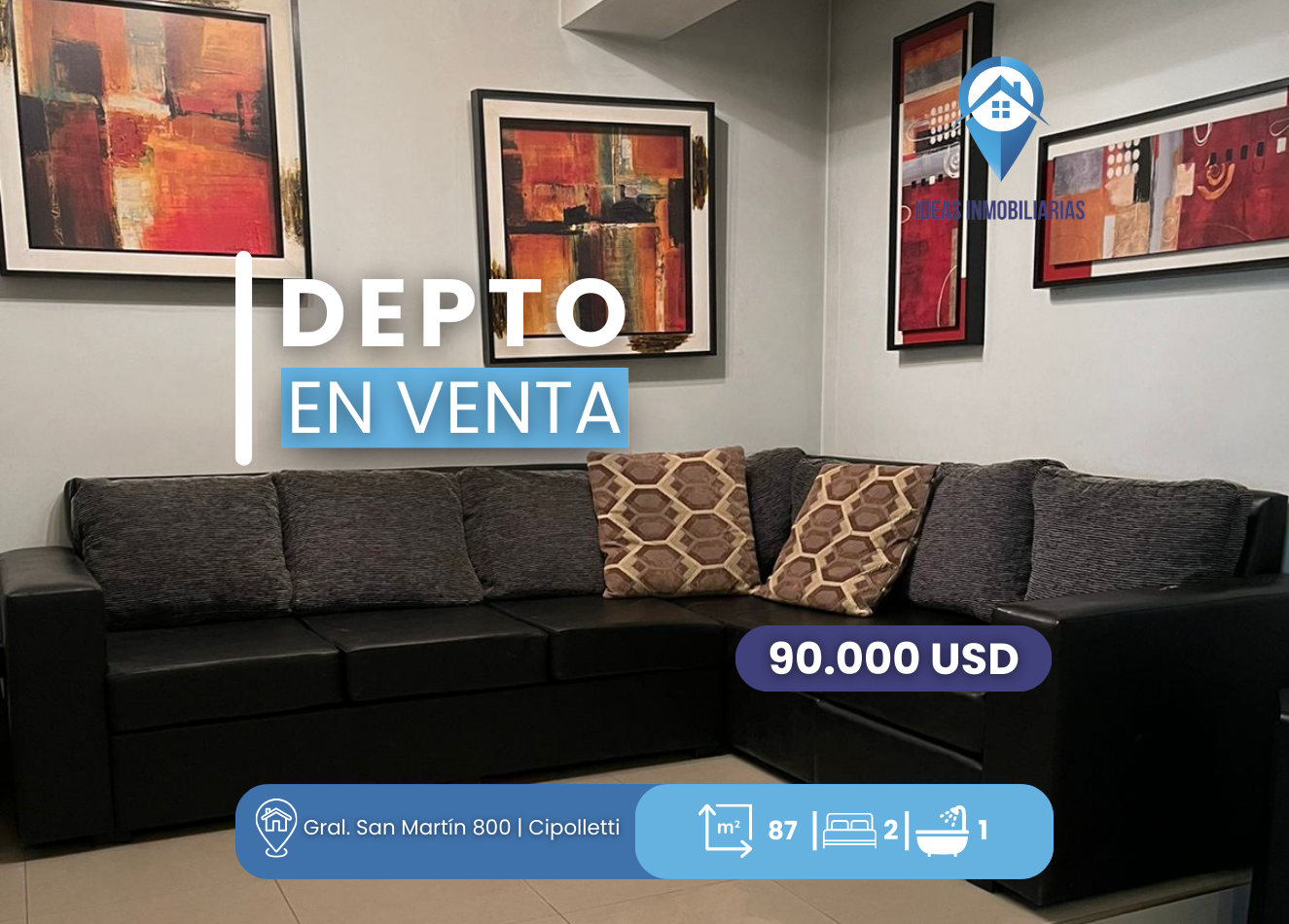 ¡Departamento en el Centro de Cipolletti!