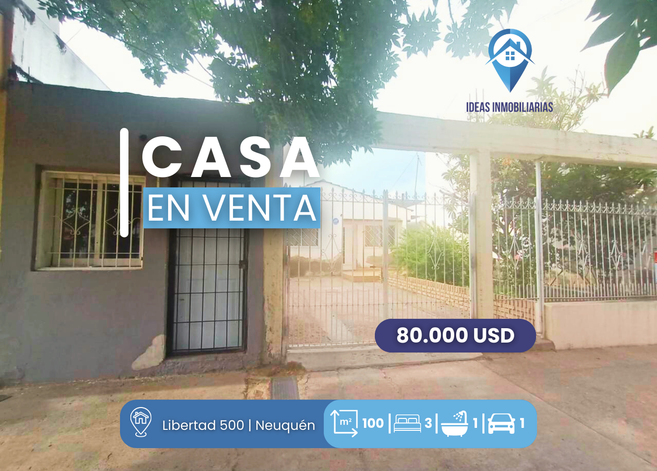 CASA CENTRICA en VENTA