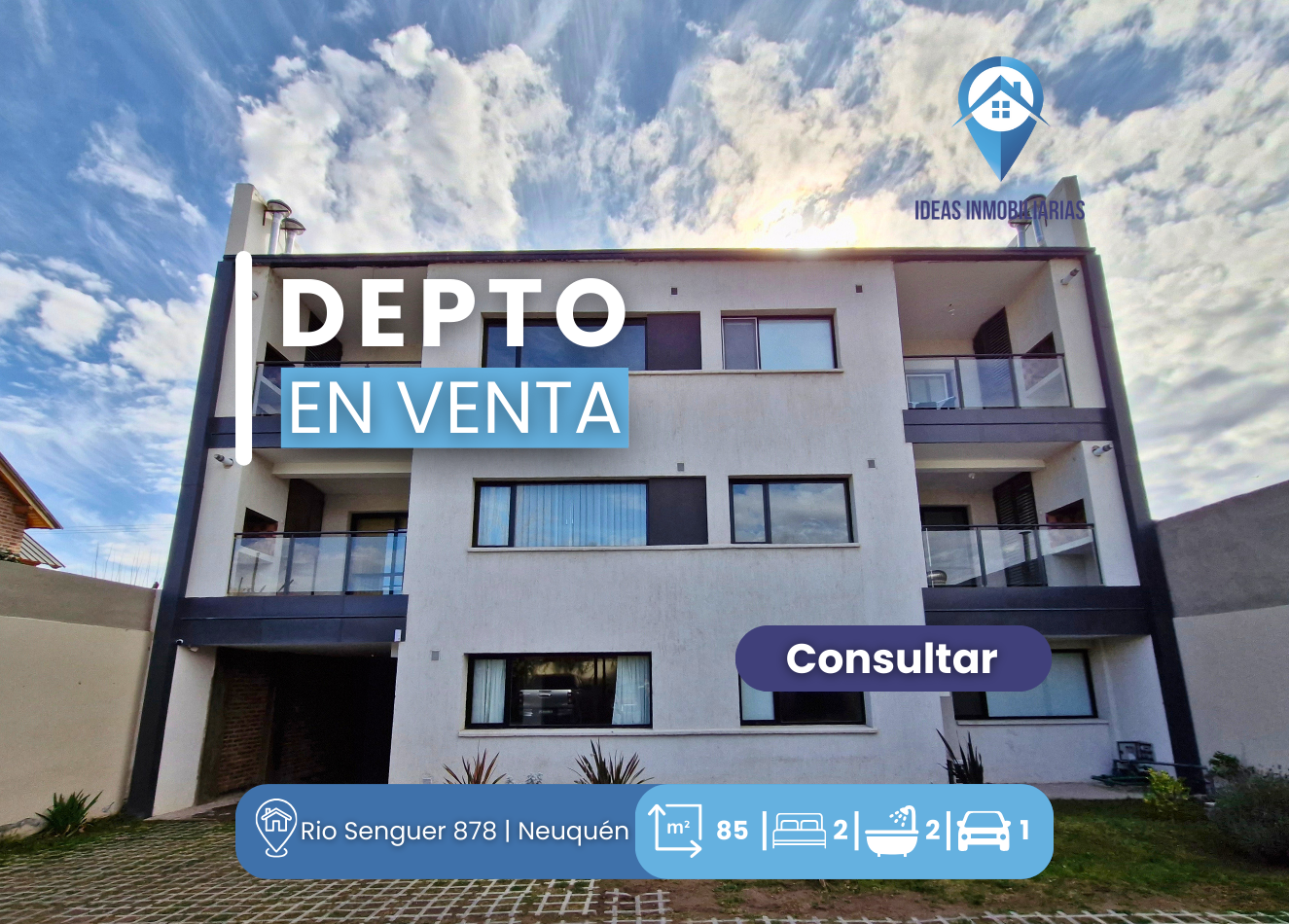 Semipisos de 2 Dormitorios en Rio Senguer 878 | Apto Credito Hipotecario