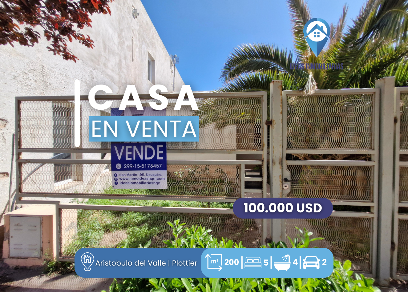 Casa de dos plantas con 4 dormitorios | Plottier