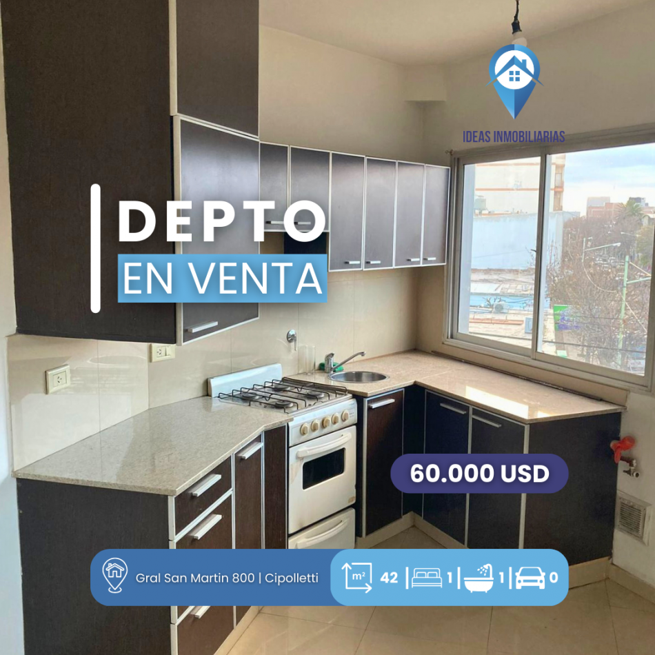 ¡Departamento en el Centro de Cipolletti!