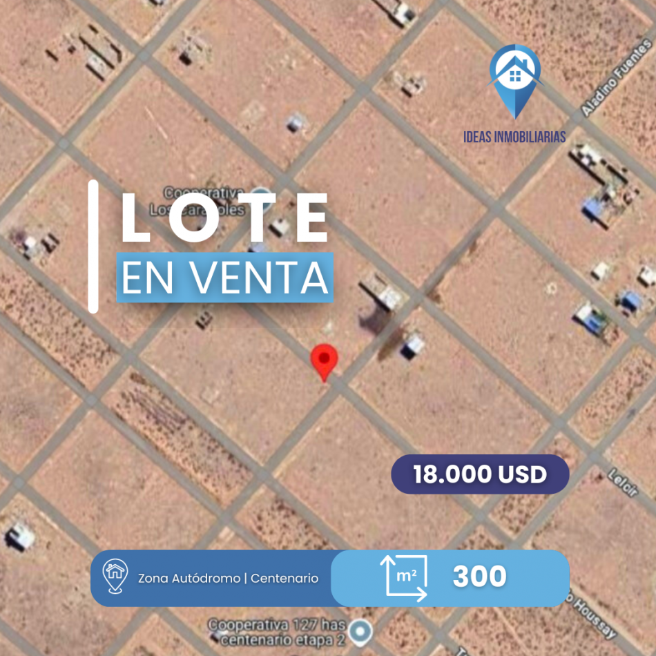 Lote en esquina en Zona Autodromo | Centenario