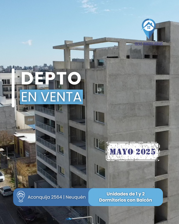Departamentos de 1 y 2 Dormitorios con Balcon | Edificio The Two Hill
