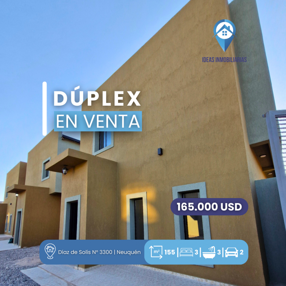 Duplex 3 dormitorios | Barrio Dos Rios