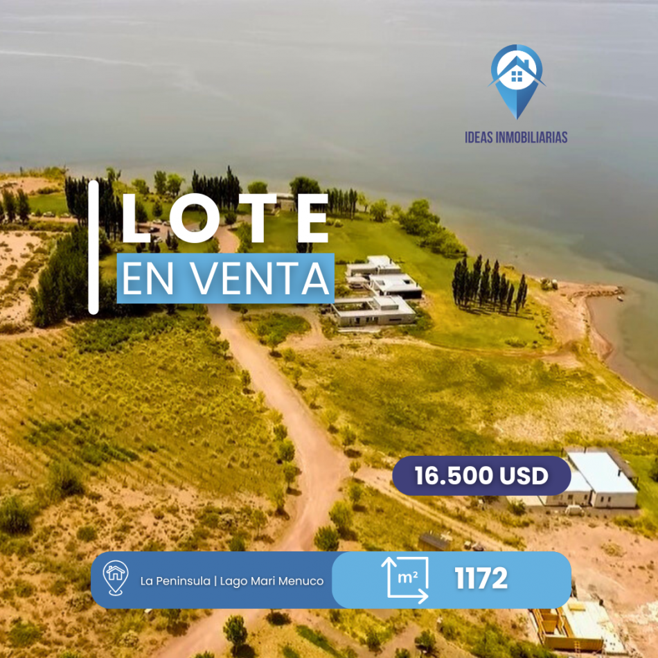 Venta de Terreno en B° Privado La Peninsula | Lago Mari Menuco