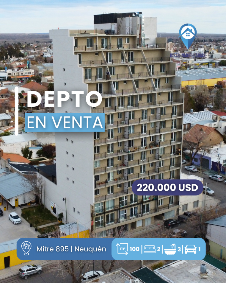 Departamento 2 Dormitorios + Cochera | Mitre N° 895, Neuquen Capital