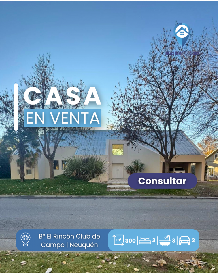 Casa en venta - El Rincon Club de Campo, Neuquen Capital 