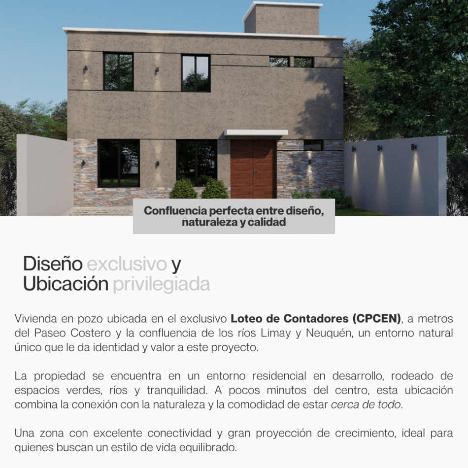Venta en pozo | Casa 3 dormitorios | Piscina | Paseo de la Costa - Neuquen 