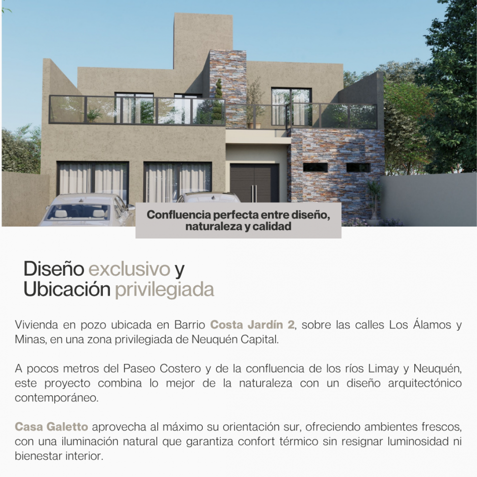 Casa Galetto | Casa 3 dormitorios | Piscina | Neuquen 