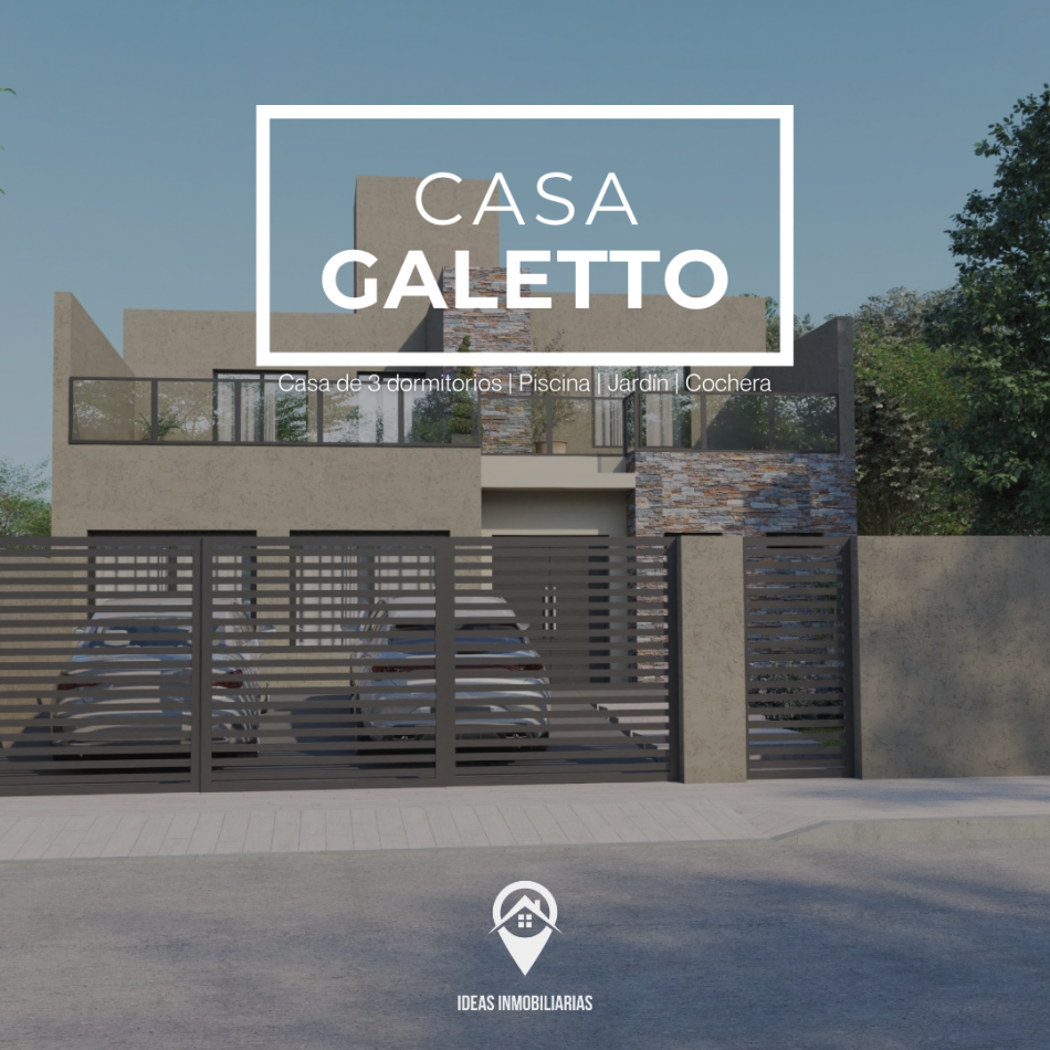 Casa Galetto | Casa 3 dormitorios | Piscina | Neuquen 