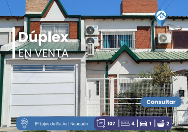 Venta Duplex de 4 habitaciones