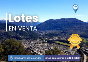 Lotes de 800 mts2 en San Martin de los Andes 