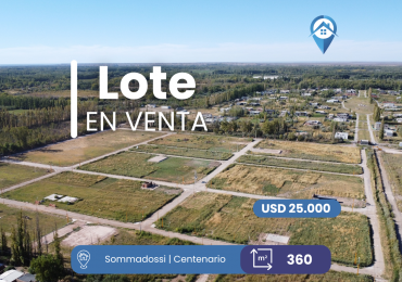 ¡Venta de Lotes en Urbanizacion Loteo Sommadossi! 