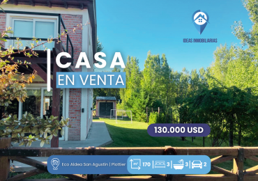 ¡Casa en Venta en Eco Aldea San Agustin, Plottier!