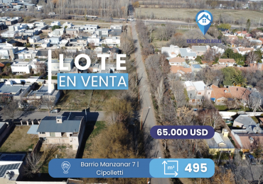 Lote en Venta en Barrio Manzanar 7, Cipolletti