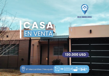 Casa de dos habitaciones en B° Mercantiles