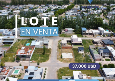 Lote en Esquina en Barrio Rincon del Valle, Centenario 