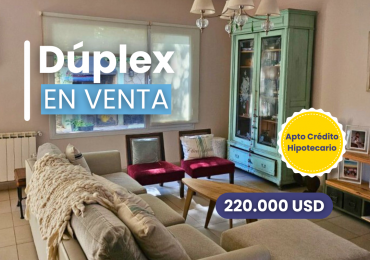 Duplex en Venta | 3 Dormitorios | Apto Credito Hipotecario